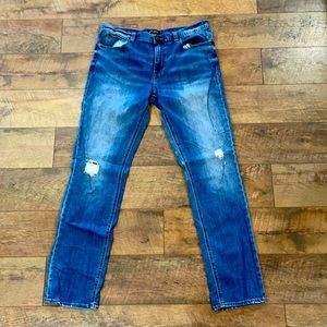 Men’s J.Crew Destructed Straight Jeans 34x34